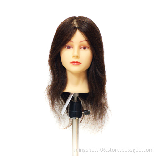 wholesale top quality human hair mannequin heads plastic mannequin head for beauty school